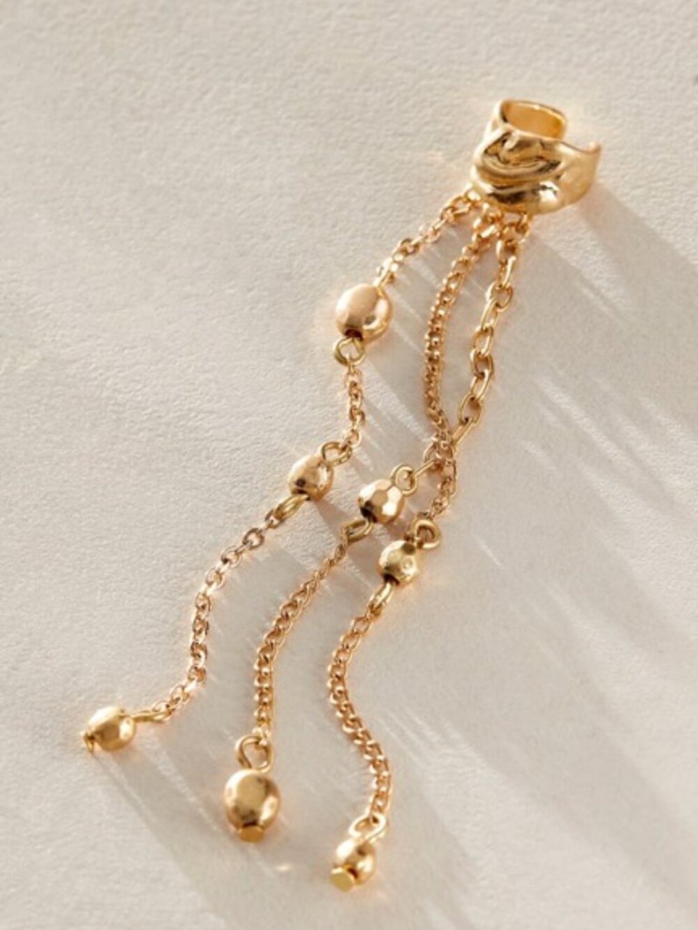 Free People Bells and Whistles Ear Cuff in Gold